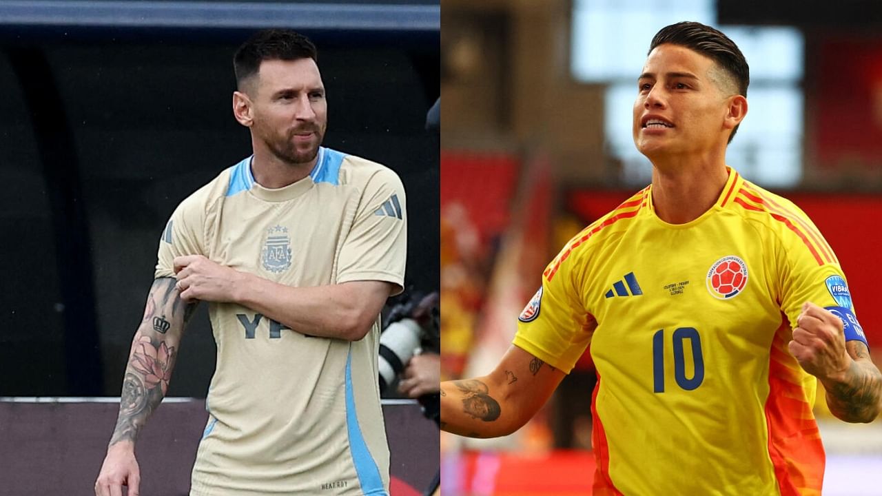 Lionel Messi and James Rodríguez A Battle of Titans in the Copa América Final